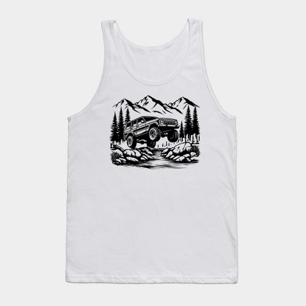 off road car Tank Top by raventink